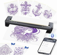Phomemo Tattoo Stencil Printer Wireless Tattoo Machine for Phone/Tablet/PC picture