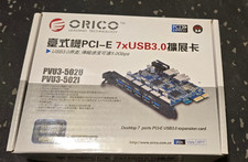 ORICO SuperSpeed 7 Ports USB3.0 PCI-E Expansion Card Adapter - lot of 7 units picture