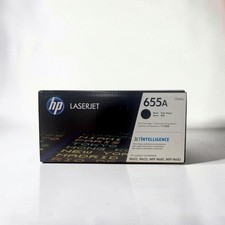 HP 655A Black Original LaserJet Toner Cartridge (CF450A) New Open Box - Repacka picture