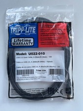 TRIPP LITE Model U022-010 Premium Quality A-Male to B-Male USB 2.0 Cable (10ft) picture