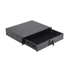 2U Rack Mount Drawer, 50 lbs Load Capacity, Lockable Server Cabinet Drawer with  picture