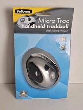 Fellowes Micro Trac 3-button Handheld Trackball Sleek Laptop Computer Mouse picture