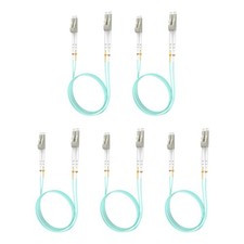Yonwide Om3 Lc to Lc Fiber Patch Cable Multimode 0.5m (1.64 ft) 5 Pack, 10Gb ... picture