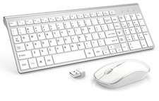 Wireless Keyboard Mouse, JOYACCES 2.4G Compact and Ultra Slim Wireless Keyboa... picture