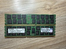 Genuine HP 16GB 2Rx4 PC3L-10600R-9 Kit DDR3 SDRAM - 647653-081 picture