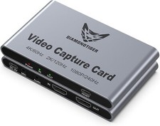 4K HDMI Video Capture Card for Streaming,4k@60hz,HDR VRR Passthrough low latency picture