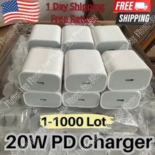 1-1000 Lot For iPhone iPad 20W PD USB C Type C Power Adapter Fast Charger Block picture