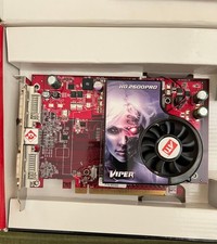 Diamond Viper ATI Radeon HD 2600 PRO 512MB PCIe Boxed Y2K Cyborg Girl Art CIB picture