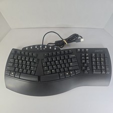 Perixx Periboard-512 Wired Split Ergonomic Keyboard Palm Rest Black picture