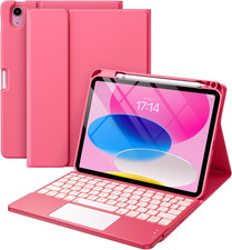 Harvopu Compatible for Ipad 11Th 10Th Generation Case with Keyboard, Folio Cover picture
