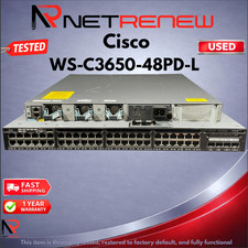 Cisco WS-C3650-48PD-L   Switch 48 Port PoE+ Lan Base picture