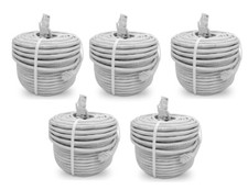 NEW Lot 5 Cat5e Network RJ-45 Ethernet Cables Lorex Security Camera 18.3m 60ft picture