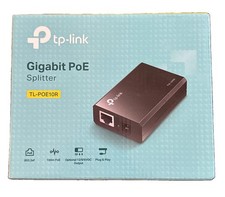 TP-Link TL-POE10R Gigabit PoE Splitter IEEE 802.3af 5V 9V 12V Open Box picture