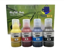 4Pack Sublimation Ink Compatible With Epson T49M Bottle SureColor F170 F570 Pro picture