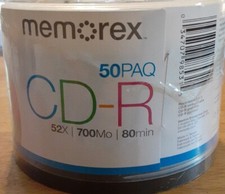 Memorex CD-R 50 PACK 52x 700Mo 80min Couleurs Mode - NEW picture