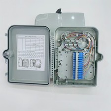 Outdoor FTTH Terminal Box 24Core Fiber Distribution Cabinet 1x16 SC/APC Splitter picture