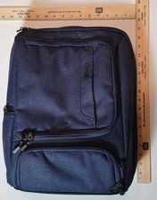 eBags Pro Slim Laptop Backpack Brushed Indigo Blue Travel Bag EB2146-15.5 picture