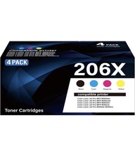 206X High Yield Laser Toner 4-Pack for HP M255dw M255nw M282nw M283fdw M283cdw picture