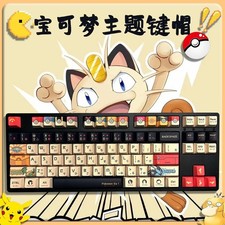 pokemon  Anime  PBT Keycaps 130 Keys Set For Mechanical Keyboard V1.0 picture