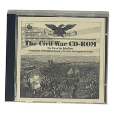 Vtg 1996 Civil War CD-ROM 1.0 Guild Press Official Records PC Software picture