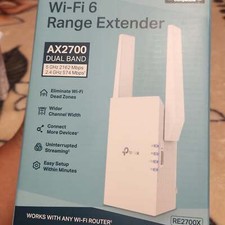 TP-Link AX2700 Wi-Fi 6 Dual Band Range Extender RE2700X - New picture