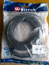 Weltron Cat 6 Clear Boot Patch Ethernet Cable 20 ft Black Cat6 NEW picture