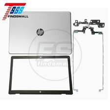 New For HP 17-BS 17-AK 17-AY Silver LCD Back Cover+Front Bezel+Hinges 926482-001 picture