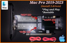 Apple Mac PCI-Express NVMe (3 SSD Drives) - For Mac Pro 2019-2023 - 