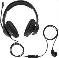 Targus AEH102 USB Wired Stereo Headset Plug & Play, Soft Ear Cups, Boom Mic picture