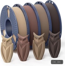 Wood PLA Filament 1.75mm SUNLU 250g 4 Rolls Bundle #R034 picture