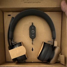 Logitech Zone Wired USB-C/USB-A Headband Boom Mic Over-Ear Black 981-000871 picture