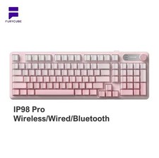 FURYCUBE IP98 Pro Keyboard Peach picture