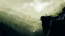 Landscape nature japan waterfall asia Custom Gaming Mat Desk picture