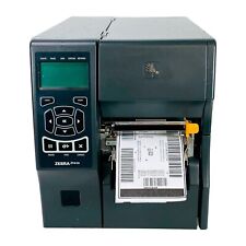 Zebra ZT410 Thermal Transfer Label Printer Peeler Rewinder BT LAN USB Serial picture