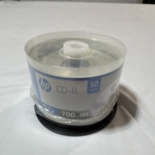 HP CD-R 80 Minute Music Recording 700MB 52X Speed 100 Pack Blanks picture