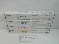 4 Gen Canon GPR-36 3782B003AA 3783B003AA 3784B003AA 3785B003AA Toners OEM SEALED picture