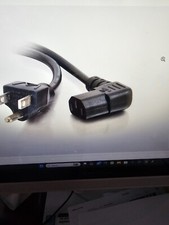 C2G Premium 90 Degree Replacement AC Power Cord picture