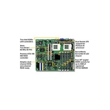 Tyan S2518GN Thunder Le-T Dual socket 370 motherboard.ServerWorks ServerSet III picture