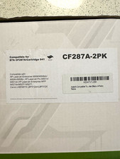 Aztech Compatible CF287A-2PK 87A Black Laser Toner Cartridge 2 Pack for HP picture