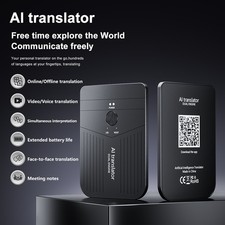 Language Translator Device Two-Way Instant 136 Languages Voice & Text & Offline picture