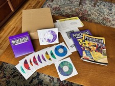 Print Artist Platinum PC CD Rom Software-Rare Vintage Windows 1998 picture