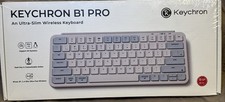 Keychron B1 Pro Wireless Keyboard UltraSlim 2.4G Bluetooth Retro Blue B1P-K11 Nw picture