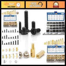 720pcs Laptop Repair Screws Kit + 910pcs Motherboard Standoffs & Spacers, M1.4-M picture