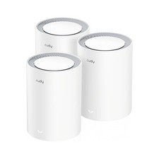 Cudy M3000 AX3000 Wireless Dual-Band Wi-Fi 6 Multi-Gig Mesh Router, 3-Pack picture