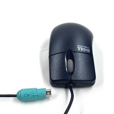 Vintage Microsoft Dell IntelliMouse 1.3A PS/2 Compatible Wired Mouse wheel Black picture