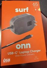 onn. USB C 65W Laptop charger Compatible for Apple, Dell, HP, Asus, Acer,new Box picture