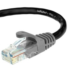 CAT6 Ethernet Patch Cable (25 ft) RJ45 Connectors with Gold Plated Contacts (... picture