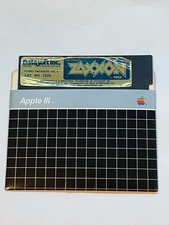 1983 Datasoft The Official Zaxxon by SEGA for Apple II Vintage Gaming Disk Only picture