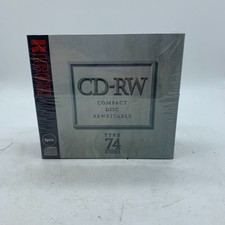 NEW SEALED 5-Pack Ricoh CD-RW Type 74 Compact Disc Rewritable 650Mb ~ FREE S/H picture