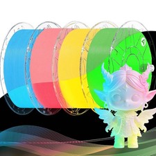 Creality Hyper Luminous PLA 3D Printer Filament Multicolor Glow 1.75mm 1KG/Roll picture